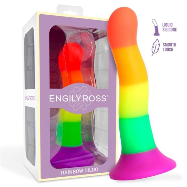 Gode Couleur Arc-en-Ciel 18 cm Dildox by Engily Ross