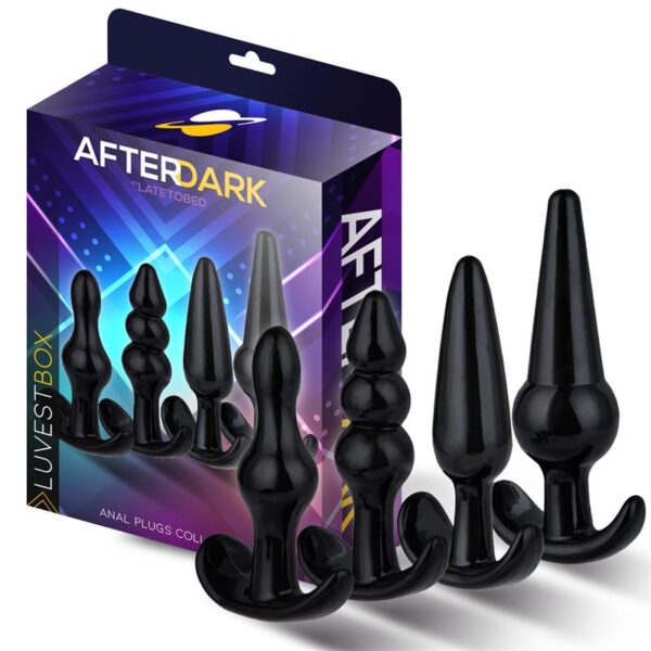 Lot de 4 Plugs Anal Afterdark Luvest