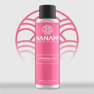 Huile de Massage Effet Chaleur Bubble Gum NANAMI 100ml