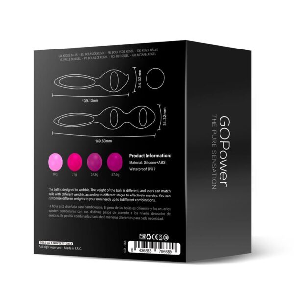 Ensemble de Boules de Kegel en Silicone GoPower Ceyla – Image 7