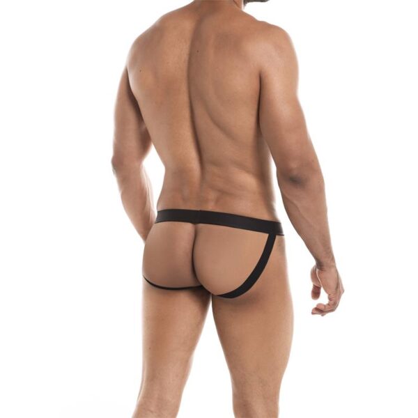 Cut4men Jockstrap Provocateur Skaï Bleu lingerie pour homme moderne – Image 2