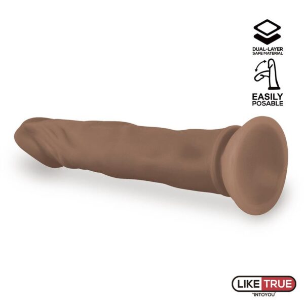 Gode Réaliste Articulable-Posable 20,7cm Marron – Image 4