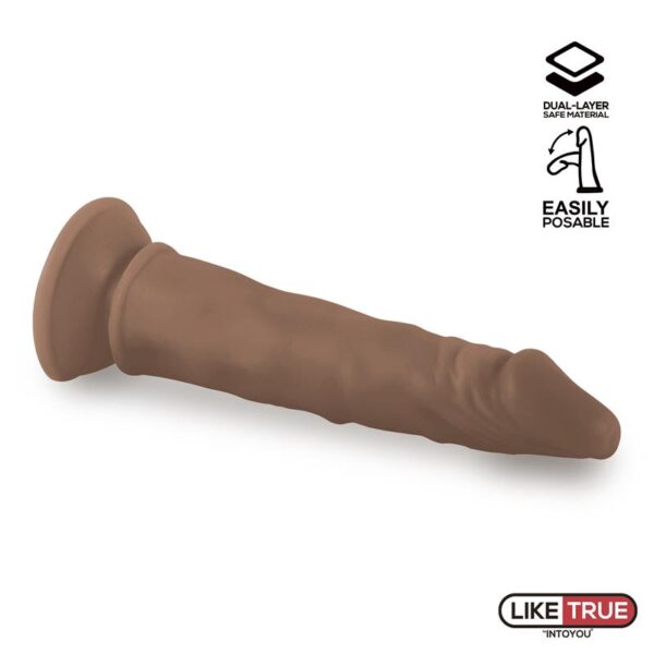 Gode Réaliste Articulable-Posable 20,7cm Marron – Image 3