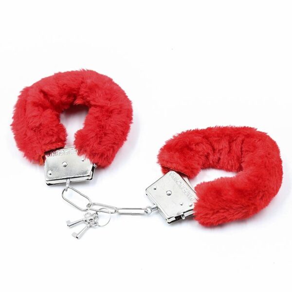 menottes fouffure rouge amovible